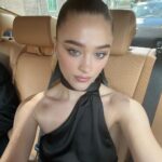 Lizzy Greene Instagram – one thing about me – im gonna wear black😇 #theflash ཐིཋྀ