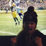 Lizzy Greene Instagram - thank you @dallascowboys + @advocare for making me and my familys ENTIRE year. ive never been to a game and this was truly the most incredible experience. 11-5, still coming out strong💪 #ad #dezcaughtit