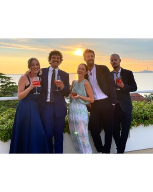 Lodovica Comello Instagram - Bella Venezia, ma gli sposi di più ❤️‍🔥
@kikkafede88 
@matteogiunta 
Grazie per questa festa meravigliosa che sprizzava amore da tutti i pori. 
Vi vogliamo bene!
