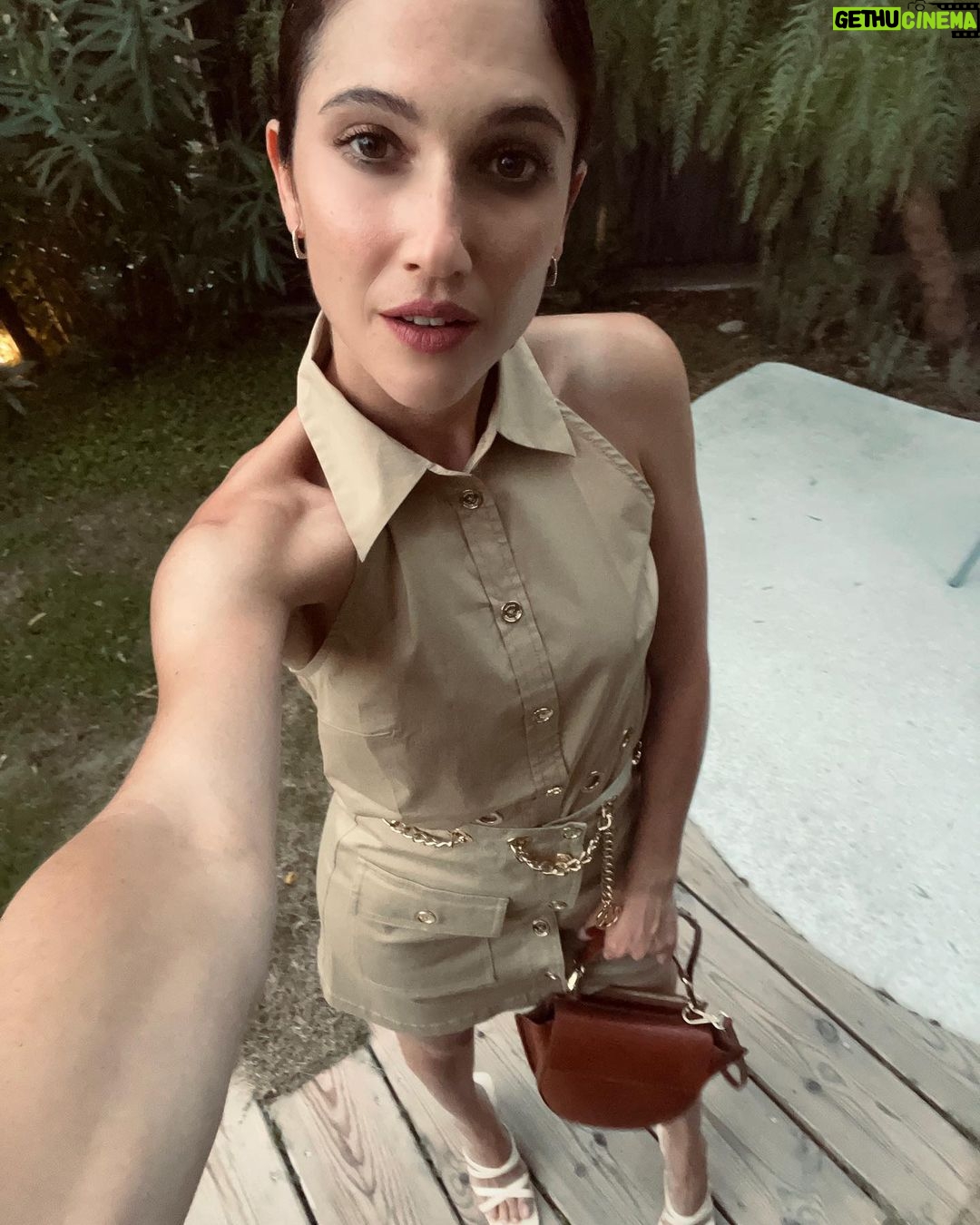 Lodovica Comello Instagram - Felt cute yesterday night 🤎 Karydi Beach