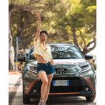 Lodovica Comello Instagram - Tommy non essere geloso dai, da ora in poi il mio cuore sarà abbastanza spazioso da contenere tutto il mio amore per te e per la #AygoX❤️‍🔥 @toyota_italia #adv