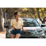 Lodovica Comello Instagram - 🔥🔥🔥 90 gradi e non sentirli, grazie al #VerticalSummerTour e #Toyota 🔥🔥🔥 @toyota_italia #AygoX #adv Styling @samanta_pardini MUA @terryterry82 🌼 Lignano Sabbiadoro