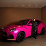 Lodovica Comello Instagram - Facciamo che la noia la lasciamo per la prossima vita 😉🔥💞 #Maserati sa come trasformare l’ordinario in straordinario, portando la magia di Barbie su 4 ruote. #MaseratiGrecale #EverydayExceptional @maserati_italia #Adv Milan, Italy