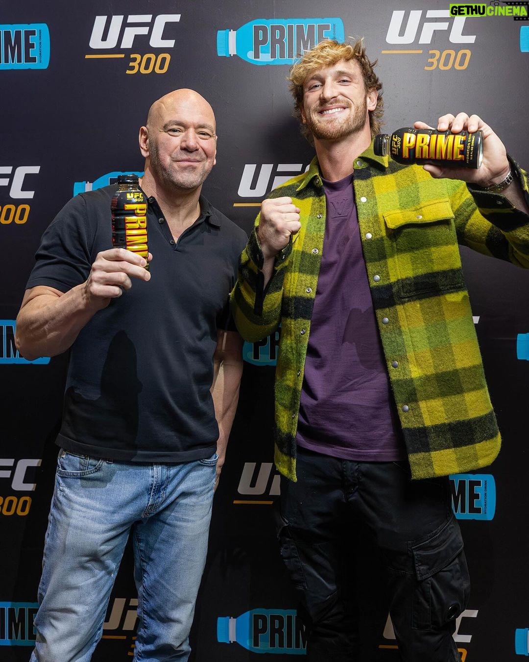 Logan Paul Instagram - @ufc 300 x @drinkprime Las Vegas, Nevada