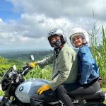 Loisa Andalio Instagram - morning date ☕️☁️💜✨🏍️🌅