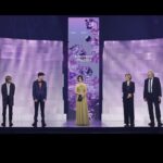 Lorenzo Zurzolo Instagram - I was so happy and proud to present the nomination of Jerzy Skolimowski as best director with EO at the European Film Awards: my profound gratitude goes to you, Maestro, for the opportunity to be a part of your creative vision with such an amazing team! Thank you also @europeanfilmacademy for this inspiring celebration of European cinema creativity and community. #Europeanfilmawards #MonthOfEuropeanFilm Total look @gucci Photos: @sebastian_gabsch_fotografie