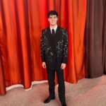 Lorenzo Zurzolo Instagram - No words to describe the emotion I am feeling here at 95th Oscar night in Los Angeles as part of the cast of EO by the great Maestro Jerzy Skolimowski, nominated for Best International Feature Film. Best of luck to EO and all fingers crossed for tonight!!! 😬😬 Total look @gucci Hair and make up @guccibeauty