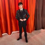 Lorenzo Zurzolo Instagram - No words to describe the emotion I am feeling here at 95th Oscar night in Los Angeles as part of the cast of EO by the great Maestro Jerzy Skolimowski, nominated for Best International Feature Film. Best of luck to EO and all fingers crossed for tonight!!! 😬😬 Total look @gucci Hair and make up @guccibeauty