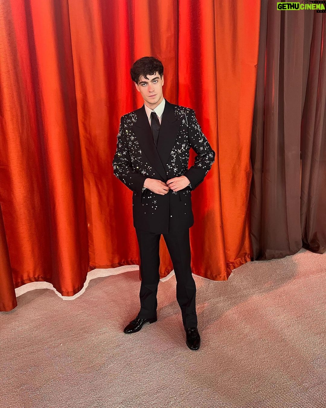 Lorenzo Zurzolo - 350.3K Likes - No words to describe the emotion I am feeling here at 95th Oscar night in Los Angeles as part of the cast of EO by the great Maestro Jerzy Skolimowski, nominated for Best International Feature Film. Best of luck to EO and all fingers crossed for tonight!!! 😬😬
Total look @gucci
Hair and make up @guccibeauty