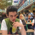 Louis Partridge Instagram - Was pressured into ordering, ended up with a drink I didn’t want😤