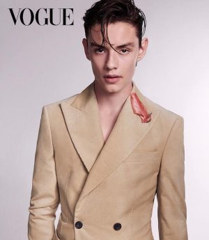 Louis Partridge Instagram - !!?!?? Can’t get my head around this one🤯so so grateful @britishvogue for the feature, link in bio🤍🤎

Photographer - @josephsinclair 
Stylist - @mrfabioimmediato 
Groomer - @thebradylea 
Words by @naomialexandrapike