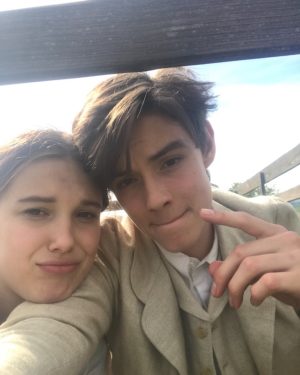 Louis Partridge Instagram - So Enola comes out tomorrow morning and it feels like Christmas Eve or a birthday or something. Thank you to everyone who’s supported me in my acting journey so far. It’s still so surreal that I’m a part of this project, it wasn’t long ago that I was working as an extra or finding out my scene had been cut from Paddington 2 but it’s all part of the process. 🔎 Thanks to Millie and everyone who believed in me, I hope you enjoy the film and appreciate how much we put into it, let’s have it!! - Tewks