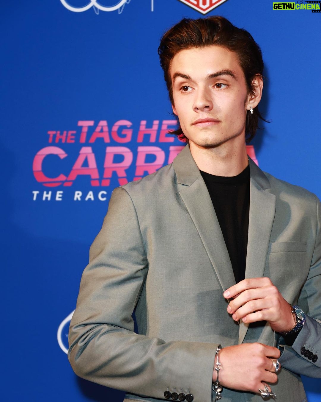 Louis Partridge Instagram - sweet night spent celebrating 🍸#TagHeuerCarrera60 @tagheuer
