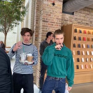 Louis Partridge Instagram - Happy birthday meesh!! Lots of love for this guy even though I carry his drinks to facilitate his juuling habit @skengstagram 😤
