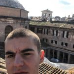 Louis Partridge Instagram – When In Rome pt.2 except I found a beautiful terrace with a little arch and a big Oscar Rome, Italy