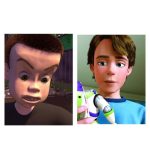 Louis Partridge Instagram - A year apart. Apparently growing up means morphing into different Toy Story characters…