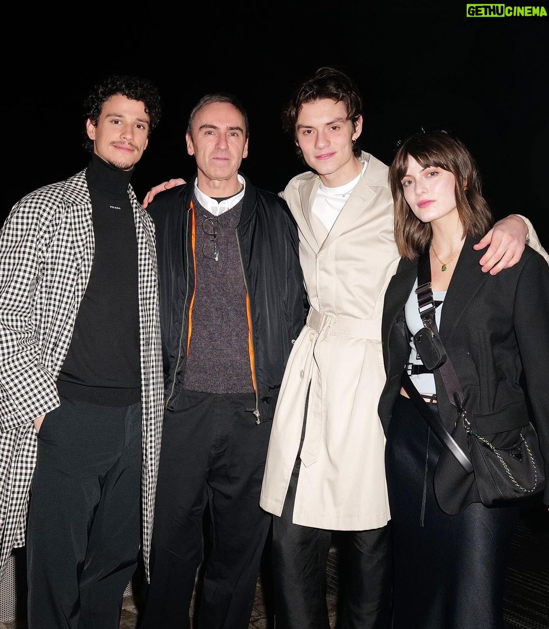 Louis Partridge Instagram - Lavley time. Lavley people #sirrafsimons #pradafw23