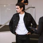 Louis Partridge Instagram - 🖤 Watching from the sidelines is far less stressful than walking, as you can tell by my elated expression. Thanks for having me back Prada, was a blast