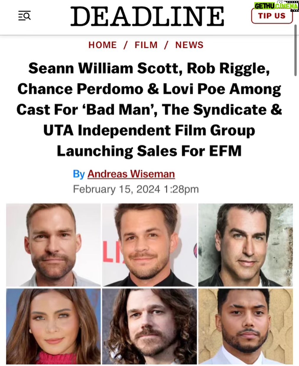 Lovi Poe Instagram - So happy to finally announce being part of BAD MAN. Can’t wait to share more about this amazing film with an even more amazing cast! 🎬 (Yes, this was the reason why I was in Alabama!) Thank you @deadline ♥️