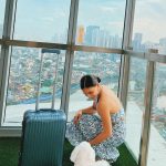 Lovi Poe Instagram – Someone always gets uneasy when he sees my @rimowa out…🥲🐾