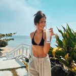 Lovi Poe Instagram - “Pag kagising sa umaga. Pikit pa 'king mata. Buco juice agad ang unang…” 🎶😂 #LastMoNaYanLovi #FlashbackFriday