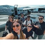 Lovi Poe Instagram - Set life ♥️ It’s just more fun shooting on location with these angels right here, the beach views, and of course, the Filipino breakfast… Rice is life LOL 😂