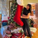 Lovi Poe Instagram - Just had to post…feels like I could fit inside this huge stocking 😂 Brighton
