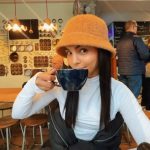 Lovi Poe Instagram - Me and my coffee oblivious to the world 😌☕️ Brighton