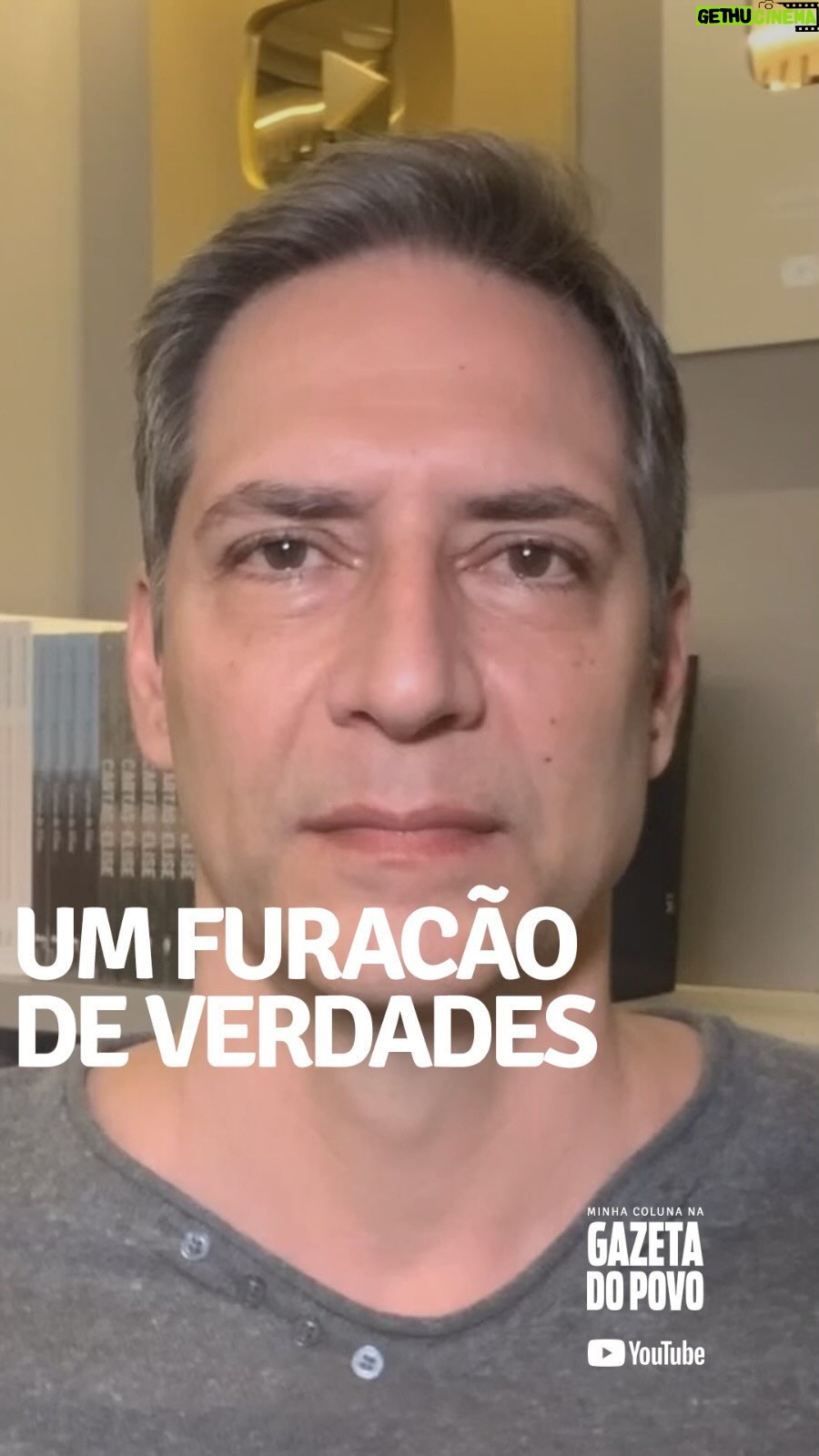 Luís Ernesto Lacombe Instagram - UM FURACÃO DE VERDADES - minha coluna na GAZETA DO POVO @gazetadopovo #opinião #artigo #coluna #crônica #jornalismo #jornalista #colunista #cronista #articulista #jornal #gazetadopovo #gazeta