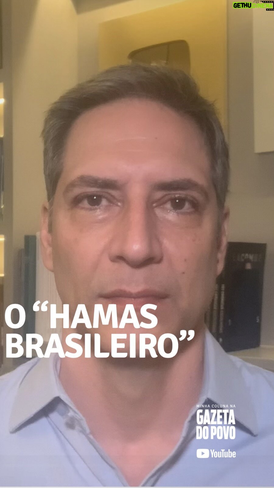 Luís Ernesto Lacombe Instagram - O “HAMAS BRASILEIRO” - minha coluna na GAZETA DO POVO @gazetadopovo #opinião #artigo #coluna #crônica #jornalismo #jornalista #colunista #cronista #articulista #jornal #gazetadopovo #gazeta