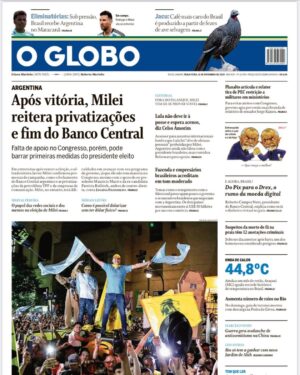 Luís Ernesto Lacombe Instagram - Aqueles que já foram os três principais jornais do país não deram destaque à morte de Cleriston Pereira da Cunha. O Globo fez pior: sequer deu a notícia. Não há nada no jornal carioca sobre a morte do detento da Papuda, nada. Na capa do Estadão, também nem uma linha, há apenas um terço de página no miolo do jornal. A Folha deu a notícia na primeira página, no pedaço menos importante dela, o canto mais baixo à direita… O jornalismo que se preocupa com quem será beneficiado ou prejudicado por uma notícia não é jornalismo…
Detido sem provas graves contra ele no 8 de janeiro, Cleriston enfrentava problemas de saúde. Em setembro, a PGR deu parecer favorável à soltura dele por conta disso, mas Alexandre de Moraes não deu bola…
Na primeira página de todos os jornais do país hoje, a manchete, em letras garrafais, deveria ser: QUEM VAI SER RESPONSABILIZADO PELA MORTE DO CLERISTON?