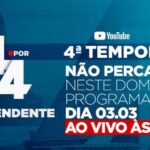 Luís Ernesto Lacombe Instagram - Neste domingo, 03/03, ao vivo, no nosso canal do YouTube, tem PROGRAMA 4 POR 4. Terceiro programa da quarta temporada. Convidado especial: @nikolasferreiradm . #programa4por4 #quartatemporada