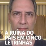 Luís Ernesto Lacombe Instagram - A RUÍNA DO PAÍS EM CINCO LETRINHAS - minha coluna na GAZETA DO POVO @gazetadopovo #opinião #artigo #coluna #crônica #jornalismo #jornalista #colunista #cronista #articulista #jornal #gazetadopovo #gazeta