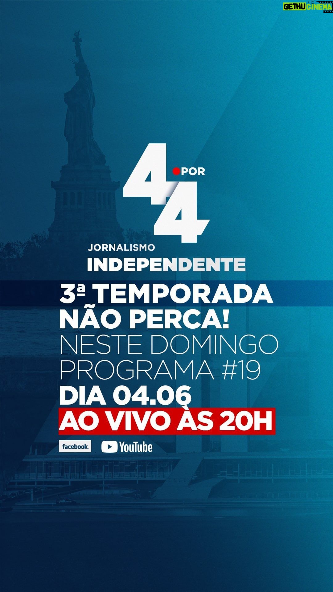 Luís Ernesto Lacombe Instagram - NESTE DOMINGO, às 20h, ao vivo! No nosso canal no YouTube, no Rumble, no nosso aplicativo e em programa4por4.com @programa4por4 @anapaulavolei @rodrigoconstantino1976 #jornalismo #opinião #programa4por4 #liberdade #independência #responsabilidade #coragem