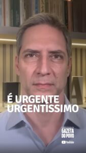 Luís Ernesto Lacombe Instagram - É URGENTE, URGENTÍSSIMO - minha coluna na GAZETA DO POVO @gazetadopovo #opinião #artigo #coluna #crônica #jornalismo #jornalista #colunista #cronista #articulista #jornal #gazetadopovo #gazeta