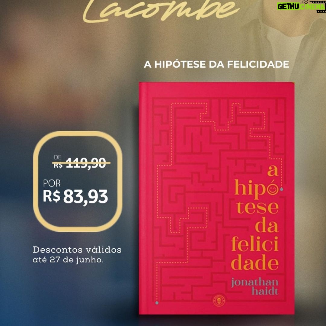 Luís Ernesto Lacombe Instagram - 📚 Promoção de Lançamento na minha livraria! Link na bio. 👉🏻Economia em uma única lição (30%OFF) Este livro é o caminho mais curto e seguro para entender a economia básica. 👉🏻Os Ungidos: a Fantasia das Políticas Sociais dos Progressistas (30%OFF) Uma crítica aguçada às bases das fracassadas políticas sociais esquerdistas. 👉🏻A hipótese da felicidade (30%OFF) Acesse a minha livraria e conheça também grandes obras literárias em promoção. Fique atento! Os descontos terminam em 27 de junho. #livrariadolacombe