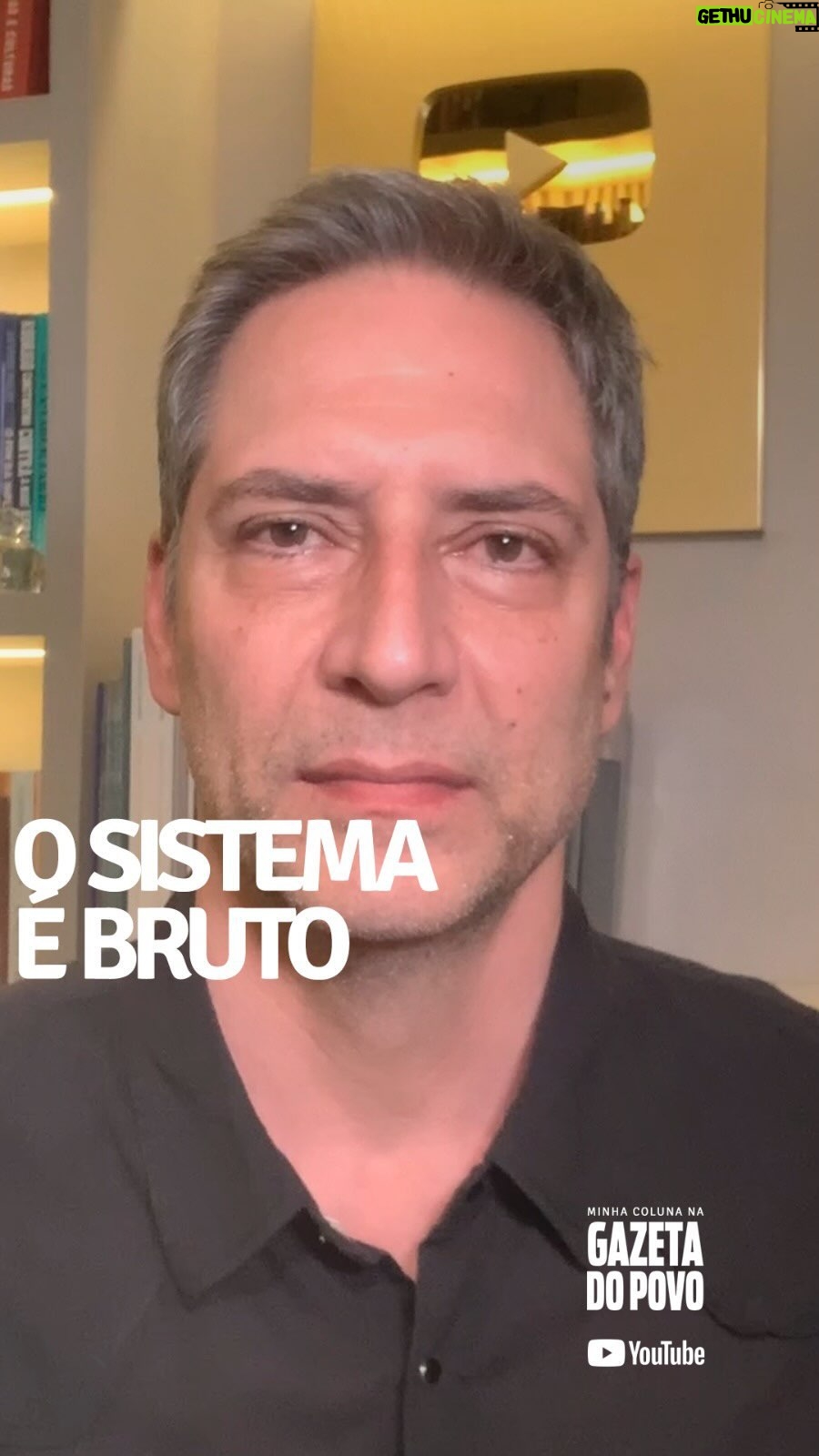 Luís Ernesto Lacombe Instagram - O SISTEMA É BRUTO - minha coluna na GAZETA DO POVO @gazetadopovo #opinião #artigo #coluna #crônica #jornalismo #jornalista #colunista #cronista #articulista #jornal #gazetadopovo #gazeta