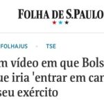 Luís Ernesto Lacombe Instagram - A canalhice de um jornal… Manchete da Folha/Uol: “PF tem vídeo em que Bolsonaro diz que iria ‘entrar em campo com seu exército’”. E a transcrição do que diz Bolsonaro no tal vídeo: “EU VOU ENTRAR EM CAMPO USANDO O MEU EXÉRCITO, MEUS 23 MINISTROS”.
