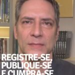 Luís Ernesto Lacombe Instagram - REGISTRE-SE, PUBLIQUE-SE E CUMPRA-SE - minha coluna na GAZETA DO POVO @gazetadopovo #opinião #artigo #coluna #crônica #jornalismo #jornalista #colunista #cronista #articulista #jornal #gazetadopovo #gazeta