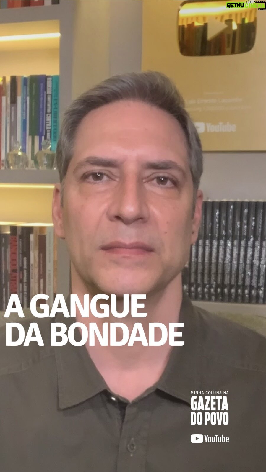 Luís Ernesto Lacombe Instagram - A GANGUE DA BONDADE, minha coluna na GAZETA DO POVO (agora aos domingos). @gazetadopovo #opinião #artigo #coluna #crônica #jornalismo #jornalista #colunista #cronista #articulista #jornal #gazetadopovo #gazeta