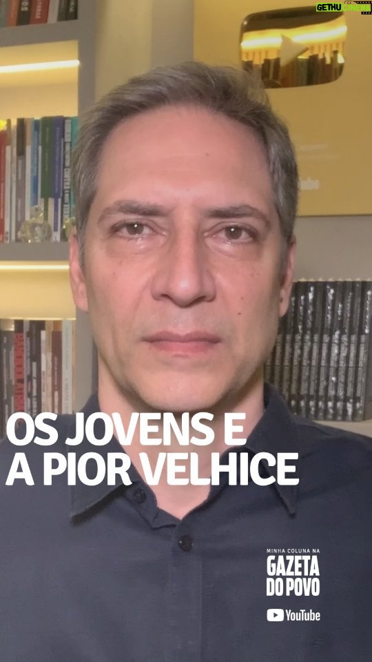 Luís Ernesto Lacombe Instagram - OS JOVENS E A PIOR VELHICE - minha coluna na GAZETA DO POVO @gazetadopovo #opinião #artigo #coluna #crônica #jornalismo #jornalista #colunista #cronista #articulista #jornal #gazetadopovo #gazeta