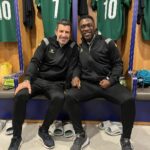 Luís Figo Instagram - ALL STARS EUROPE vs ALL STAR AMERICA football game in Wuhan, so many friends 👌🤩Thks for all the support, love and respect 🇨🇳⚽️ Wuhan, China