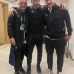 Luís Figo Instagram - ALL STARS EUROPE vs ALL STAR AMERICA football game in Wuhan, so many friends 👌🤩Thks for all the support, love and respect 🇨🇳⚽️ Wuhan, China