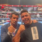 Luís Figo Instagram - Showtime !!! Great experience watching the thrilling the #BattleofTheBaddest in Riyadh. @tysonfury @francisngannou @laliga 💪🤘🥊 Riyadh, Saudi Arabia