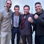 Luís Figo Instagram - Showtime !!! Great experience watching the thrilling the #BattleofTheBaddest in Riyadh. @tysonfury @francisngannou @laliga 💪🤘🥊 Riyadh, Saudi Arabia