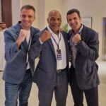 Luís Figo Instagram - Showtime !!! Great experience watching the thrilling the #BattleofTheBaddest in Riyadh. @tysonfury @francisngannou @laliga 💪🤘🥊 Riyadh, Saudi Arabia