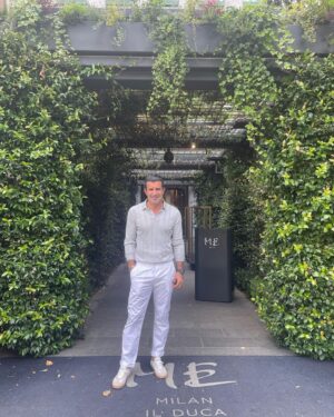 Luís Figo Instagram - Yesterday was the Launch of the brand collection SS24 @luisfigobrand  during the Milan fashion week. Thks to everyone for joining me in this special day. A dream that came true ⭐️⭐️⭐️