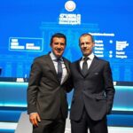 Luís Figo Instagram - Congrats to my friend and president Aleksander Ceferin for the re-election of UEFA President @uefa_official Portugal