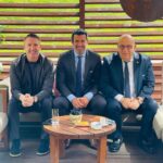 Luís Figo Instagram - @uefa_official Congress Lisbon @robbiekeane and Georgios Koumas President Cyprus Federation ⚽️ Portugal