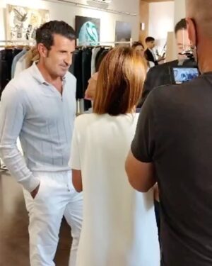 Luís Figo Instagram - Yesterday was the Launch of the brand collection SS24 @luisfigobrand  during the Milan fashion week. Thks to everyone for joining me in this special day. A dream that came true ⭐️⭐️⭐️